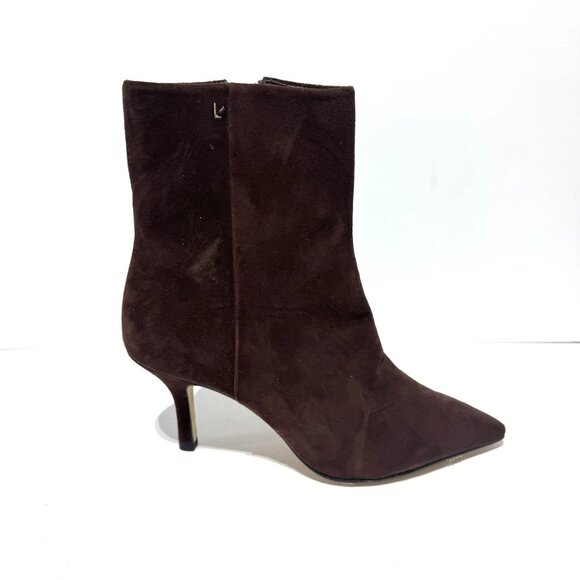 Larroude Shoes - Larroude Womens Ankle Boots Brown Suede Size 7.5 M
